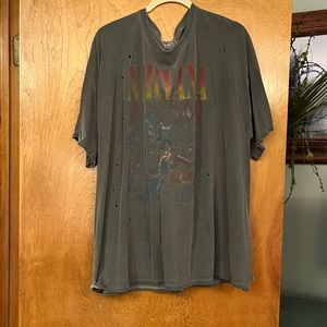 Urban Outfitters / oversized Nirvana tee / one size
